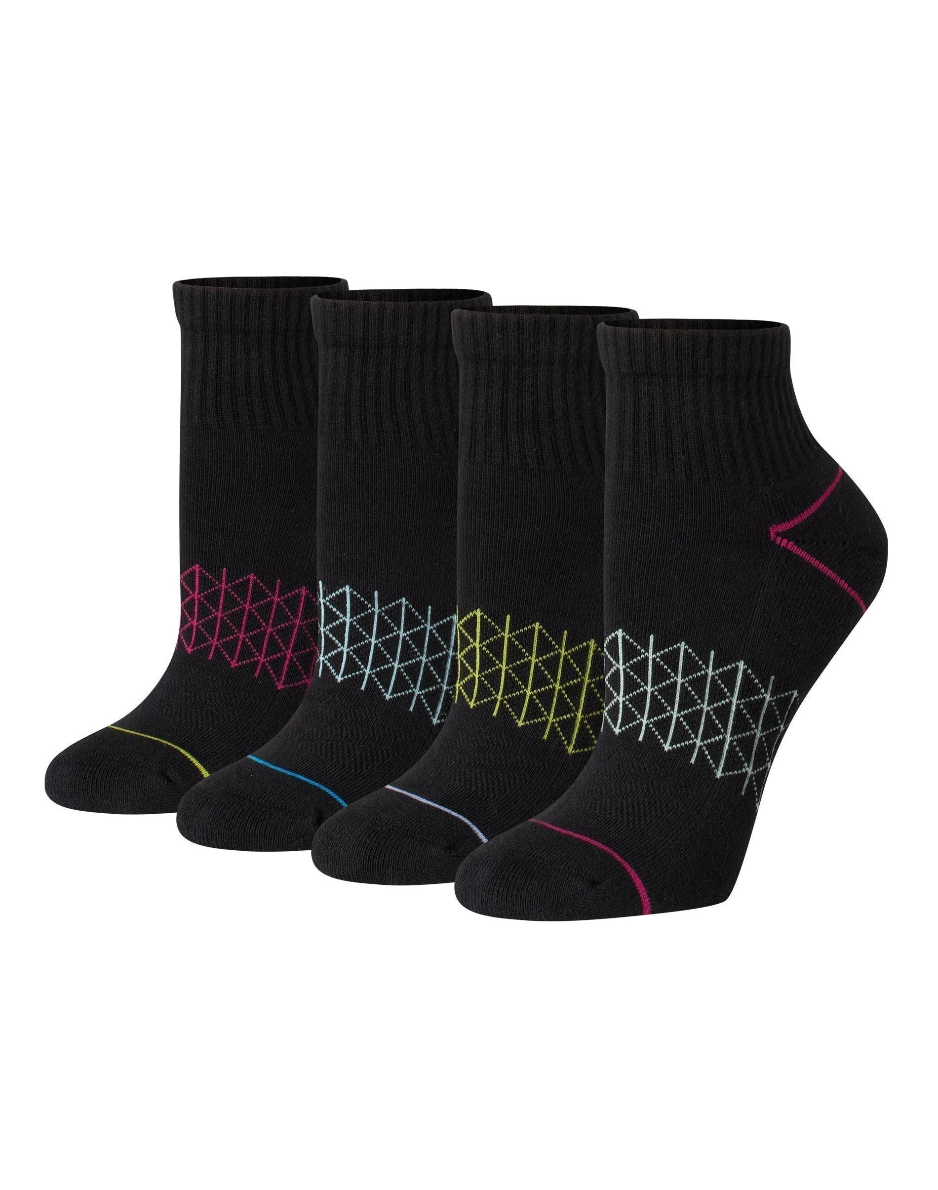 Hanes Absolute Comfort Women's Ankle Socks Pack, 4-Pairs #HWACA4