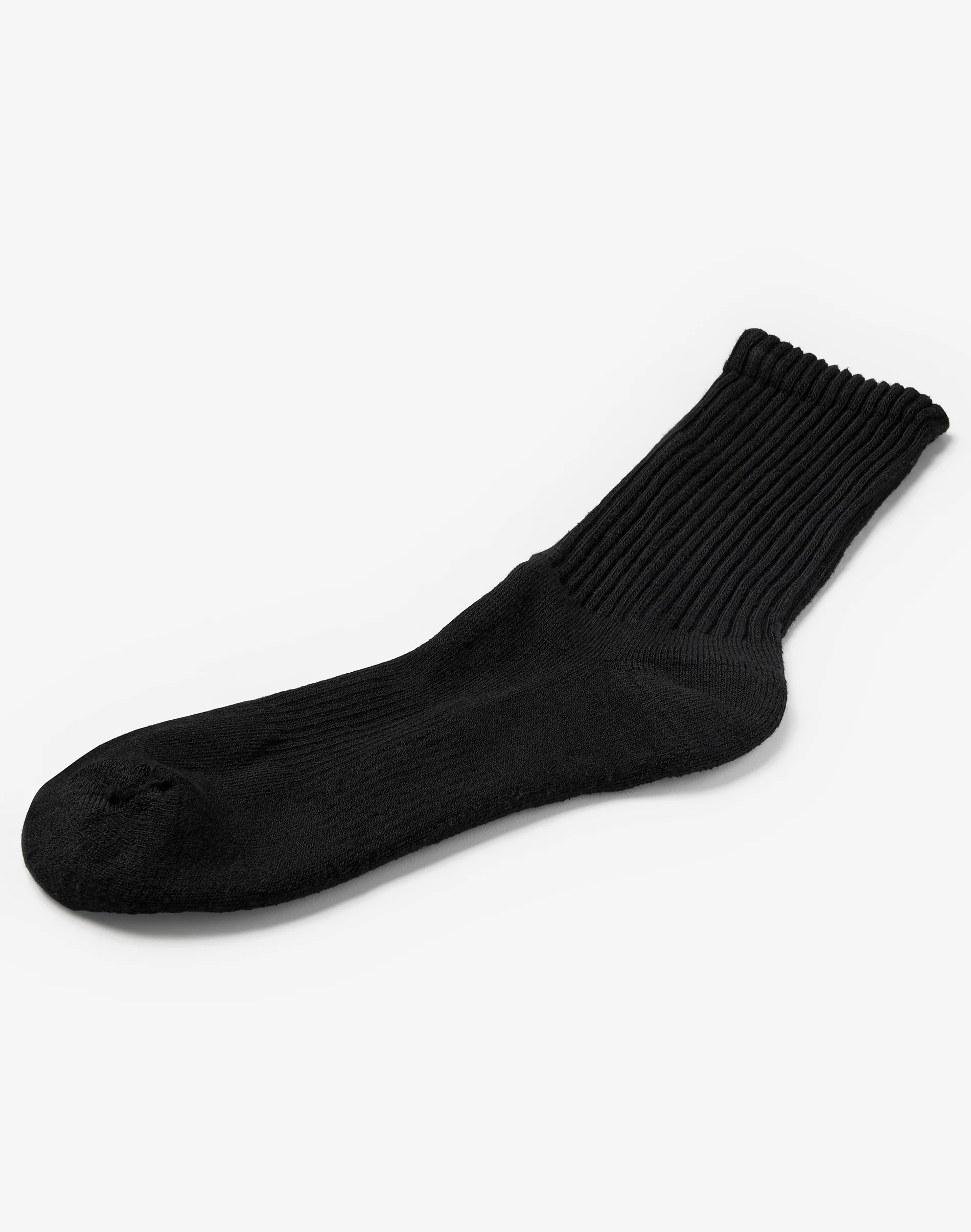 Hanes Unisex Plain Black Socks Pack, 6 Pairs, Crew Socks #PBS184
