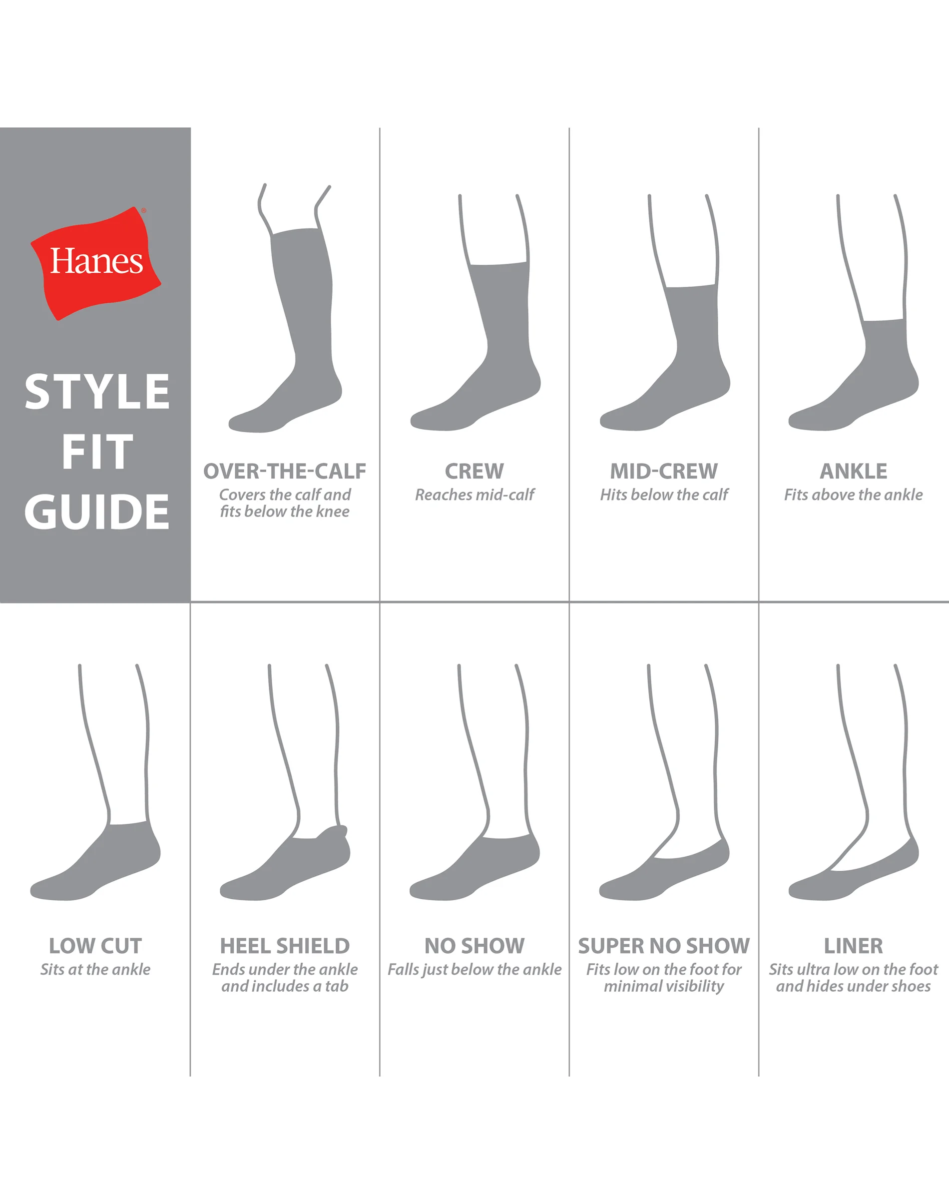 Hanes Double Tough Men's No-Show Socks, Shoe Sizes 6-12, 12-Pairs #190V12