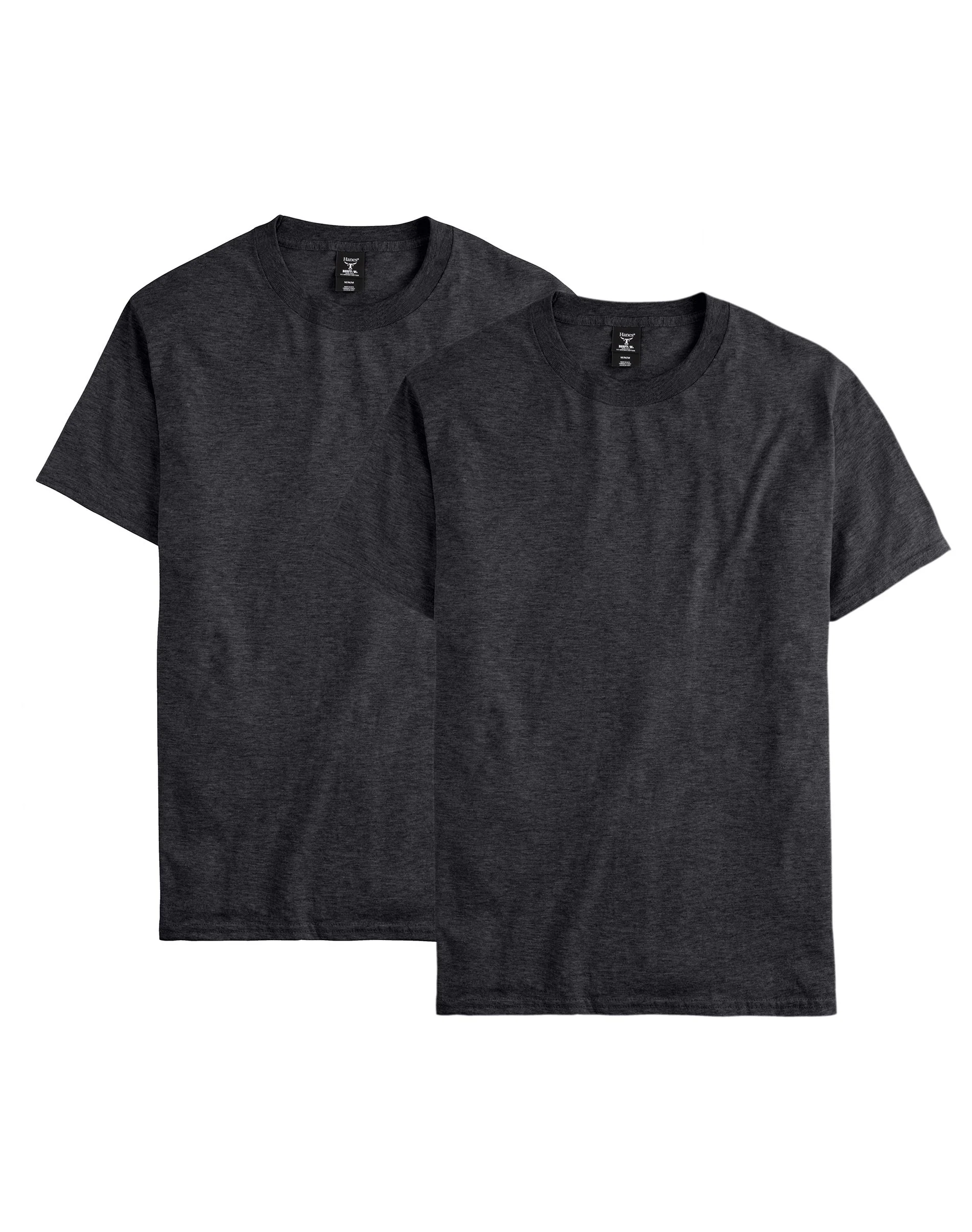 Hanes Beefy-T Men's T-Shirt, Value 2-Pack (Big & Tall Available) #AMZ2