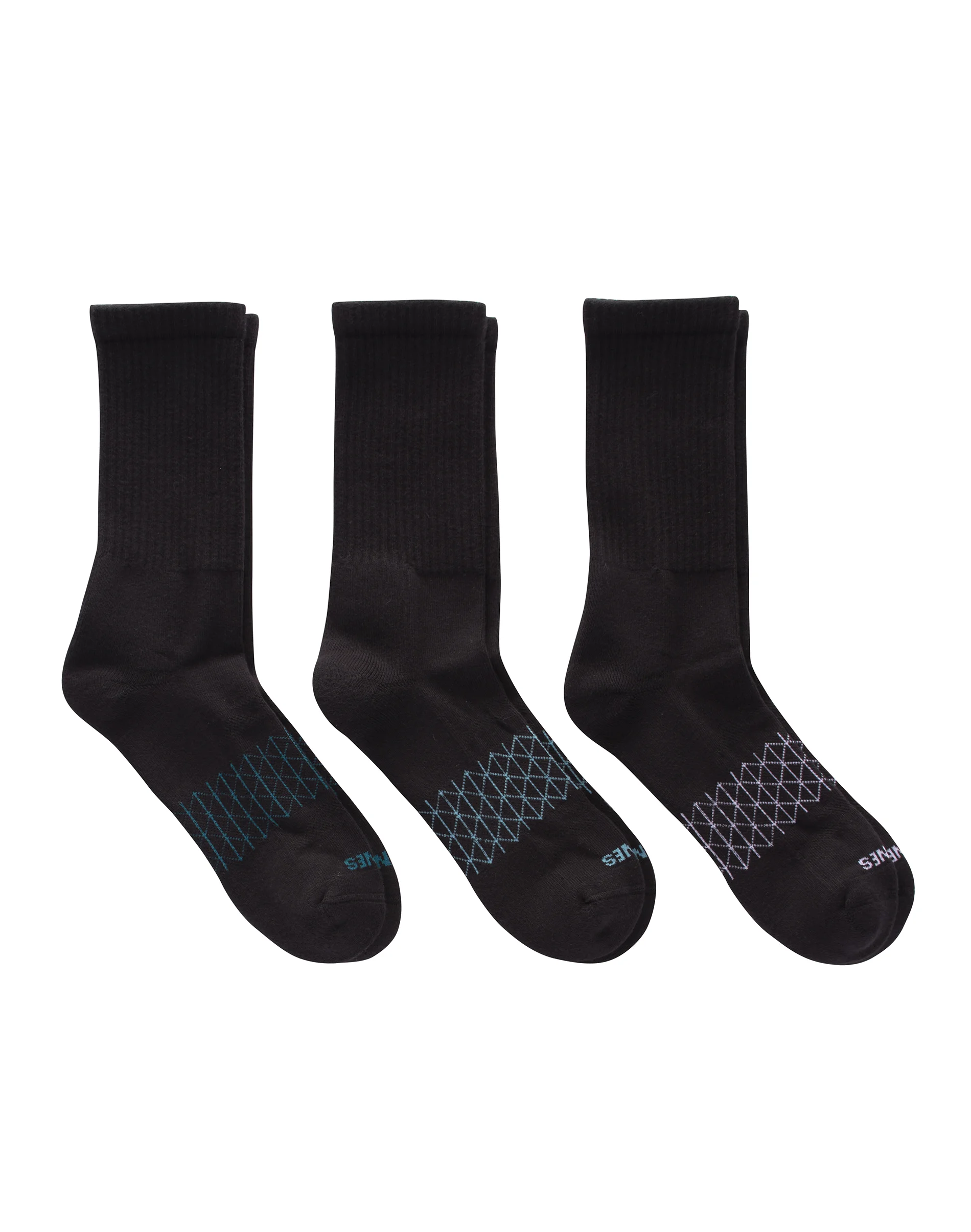 Hanes Absolute Active Men’s Cushioned Crew Socks, Shoe Sizes 6-12, 3-Pairs #PMAB84
