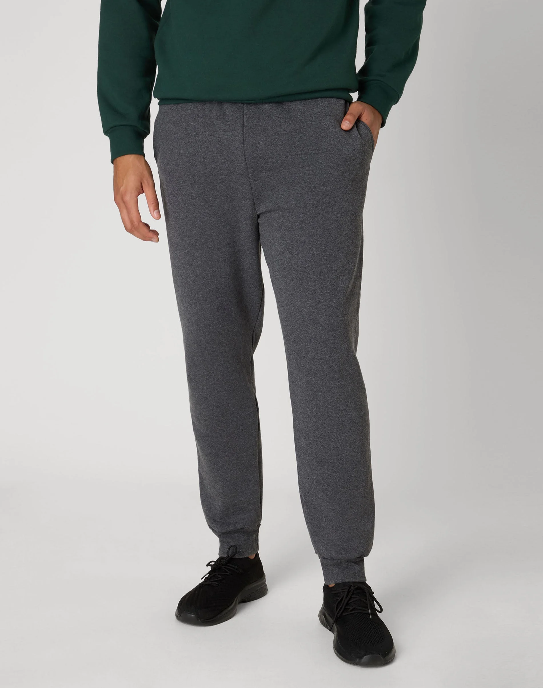Hanes EcoSmart Men's Fleece Jogger Pants with Pockets, 30.5" #O8389