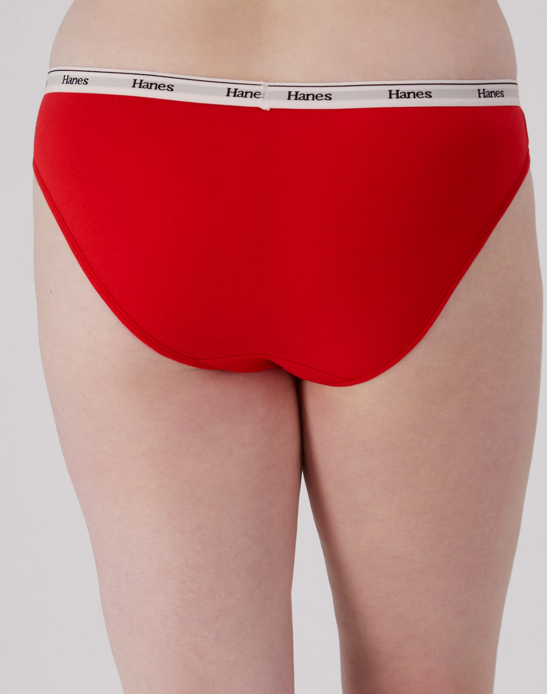 Hanes Originals Women’s Bikini Underwear, Breathable Stretch Cotton, 6-Pack #OC42AS